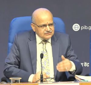 Niti Ayog CEO B.V.R.Subramaniyam