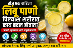 लिंबू पाणी फायदे